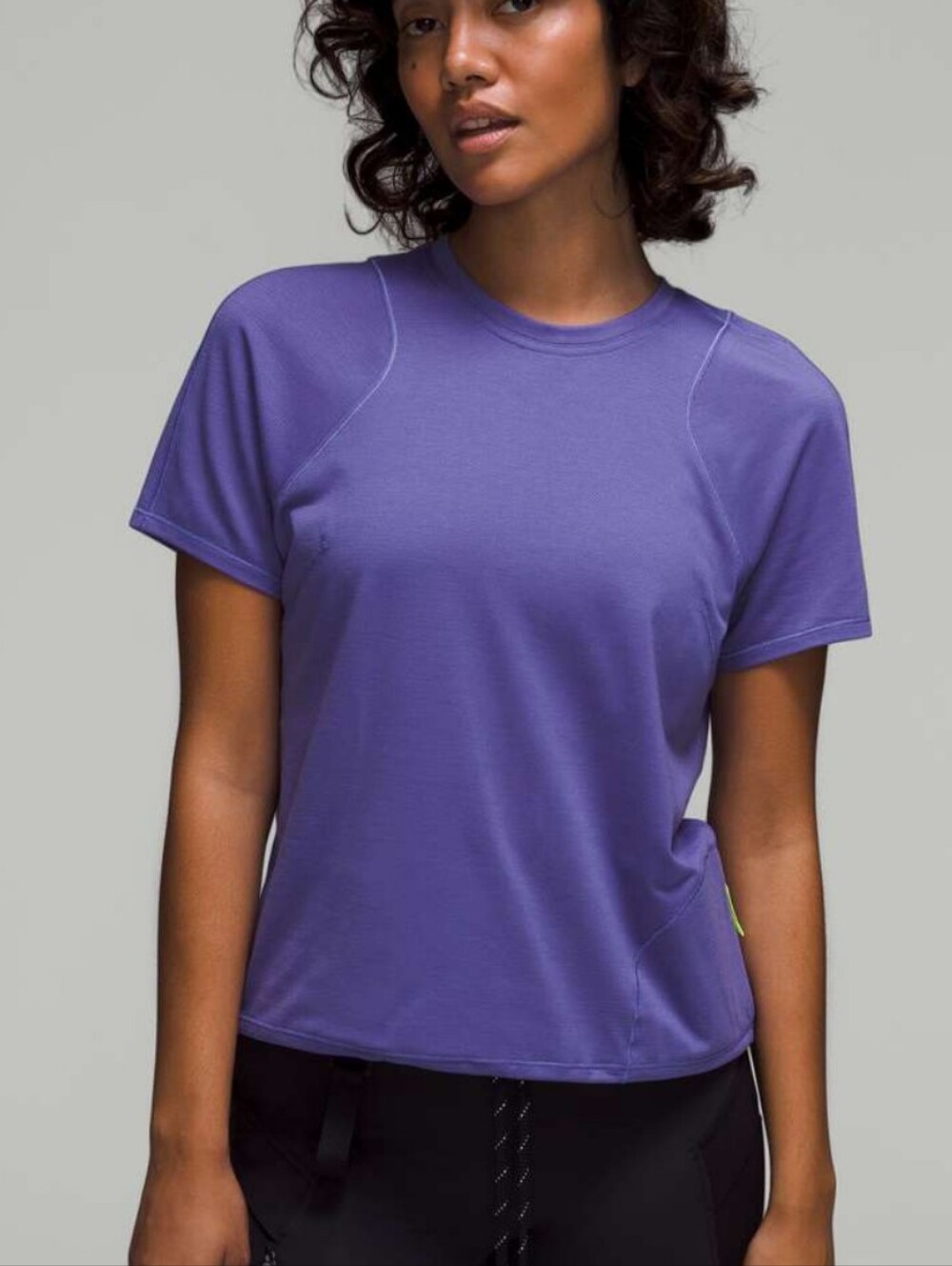 Lululemon Purple Light Weight Cinch Hiking Tee Nwt